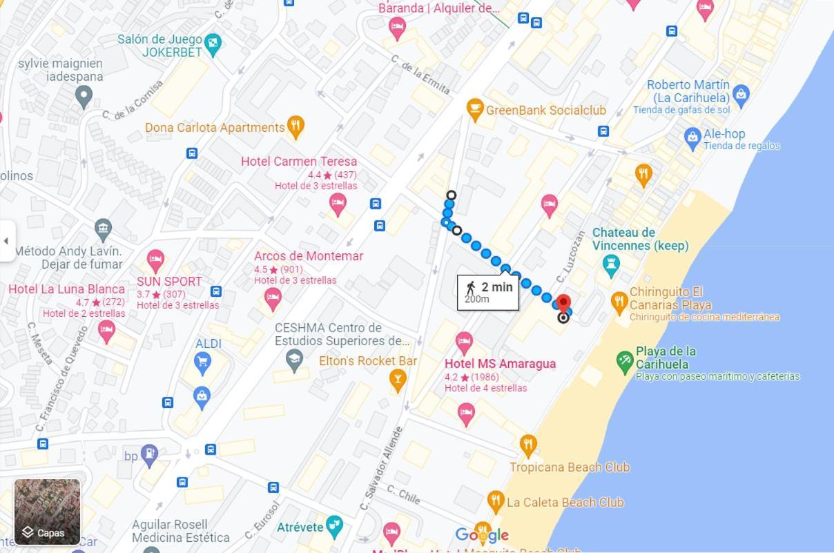 Apartamentos Carihuela Playa, Acogedor, Wifi Y Fibra Optica Торремолинос Экстерьер фото